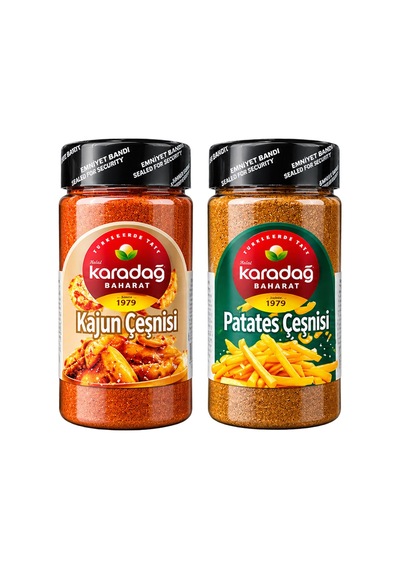 Karadağ Baharat Kajun Ve Patates Çeşnisi 200 Gr 2 Li