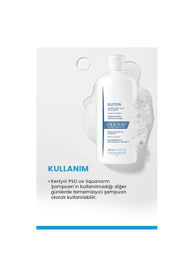 Ducray Elution Kepek Karşıtı Tamamlayıcı Şampuan 400 Ml