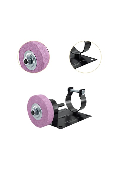 Homyl Elektrikli Matkap Kesme Standı Taşlama Pembe-disk