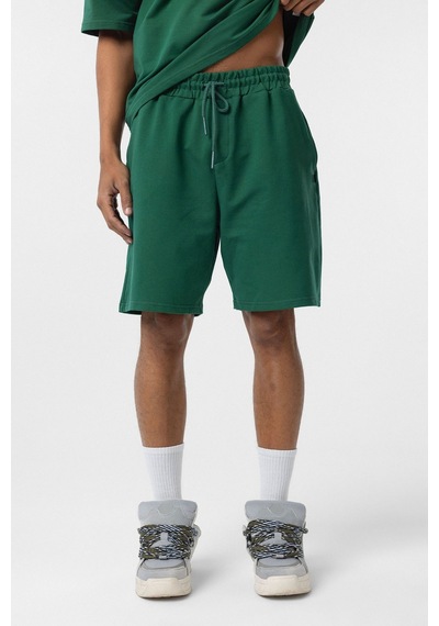 Basic Oversize Şort Takım Nefti