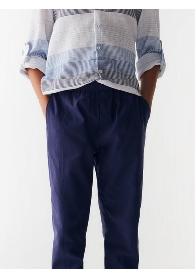 Nk Kids Erkek Çocuk Tencel Kumaş Pantolon-14009-lacivert Lacivert