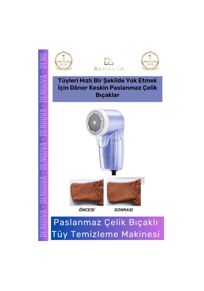 Tüytemizlememakinesi Lüks Pilli Tiftik Kazak Giysi Yünü Toplama Alıcı Toplayıcı Mavi Tüy Temizleme Çok Renkli