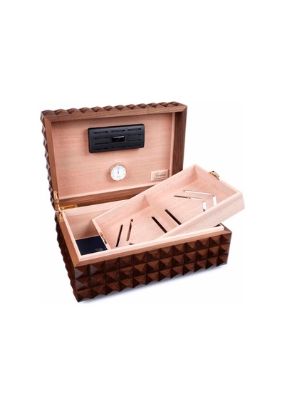Gentili Emilio Kahverengi Ceviz Kaplama Humidor 373049
