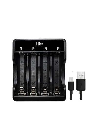G429 4'lü Pil Şarj Aleti + 4 Adet Aa Pro 2950 Mah Şarjlı Kalem Pilli Set