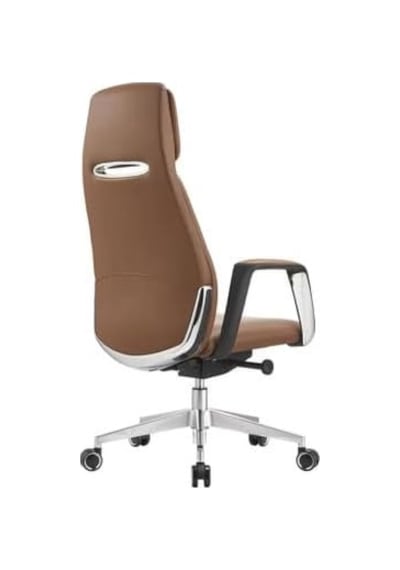 Tr Atom Ofis Torendi Taba Deri Yönetici Makam Koltuğu, Ergonomik Tasarım, Ayarlanabilir Yükseklik, Metal Ayak, 53x52 Diğer