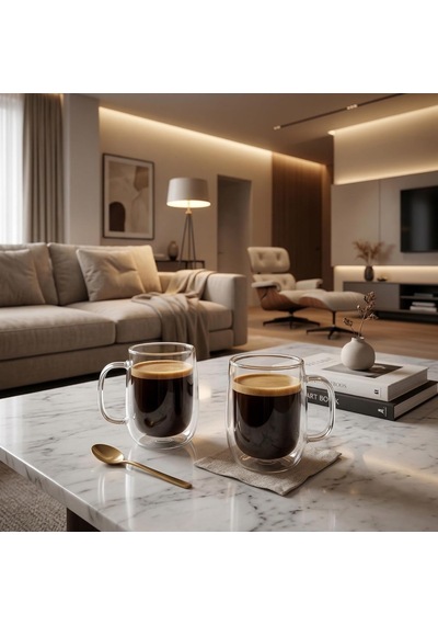 Borosilikat Cam Bardak, 250 Ml Geniş Kapasite, Isıya Dayanıklı Yapı, Çift Cidarlı Yalıtım, Makinede Yıkanabilir, Ev Ofis Restoran İçin Kullanıma Uygun Kulplu Kahve Espresso Sunum Bardağı çok renkli Borosilikat Cam Bardak, 250 Ml Geniş Kapasite, Isıya Dayanıklı Yapı, Çift Cidarlı Yalıtım, Makinede Yıkanabilir, Ev Ofis Restoran İçin Kullanıma Uygun Kulplu Kahve Espresso Sunum Bardağı çok renkli