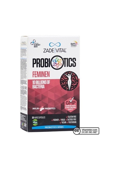Zade Vital Probiotic Feminen 30 Kapsul