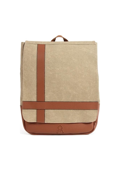 Erkek Sırt Çantası 35 20 Cm Kanvas Kumaş Laptop Bölmeli Business Sırt Çantası Okul Çantası Mega Bag Krem