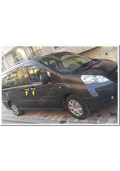 Db Chrome Fiat Scudo Kapı Kolu Nikelajı 2006 Sonrası 4 Kapı  P.Çel