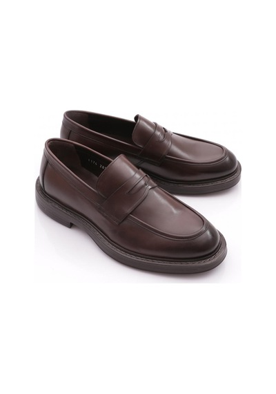 Dgn 2583 Erkek Loafer Ayakkabı Kahve Antik