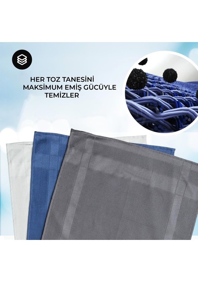 Wonkey - Mikrofiber Cam Bezi, Çok Amaçlı Cam, Toz Ve Mutfak Bezi Diğer