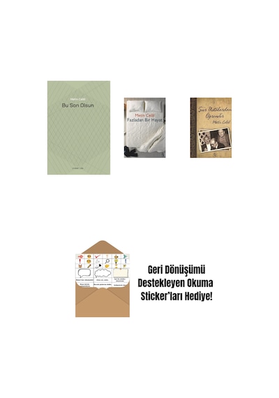 Bu Son Olsun + Fazladan Bir Hayat + Şiir Ustalardan Öğrenilir + Okuma Sticker'ları