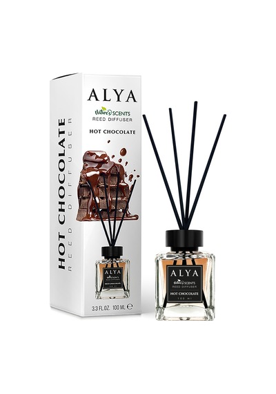 Alya Nature's Scents Green Tea + Hot Chocolate + Pine Apple & Coconut Bambu Çubuklu Oda Kokusu 3 x 100 ML
