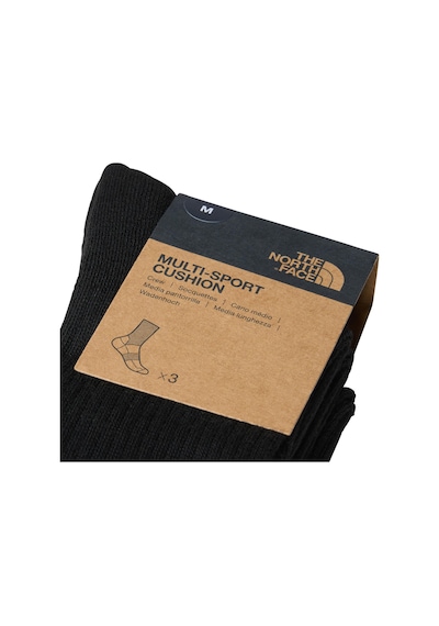 The North Face Multi Sport Cush Crew Sock 3p Unisex Çorap-28136 Siyah