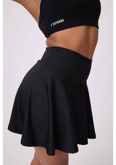 Hıghrıse Flexflow Yüksek Bel Tenis Spor & Aktif Yaşam Etek-şort Skort -2743 Siyah