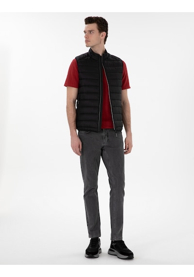 Pierre Cardin Erkek Siyah Mont Yelek 50302531-vr046 Siyah