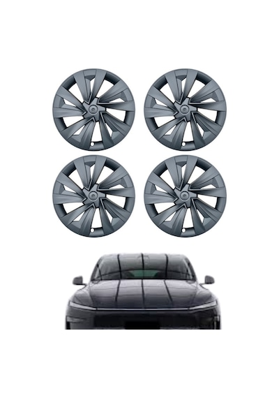 Tesla Juniper Halycon Jant Kapağı Seti 19 İnç Mat Siyah