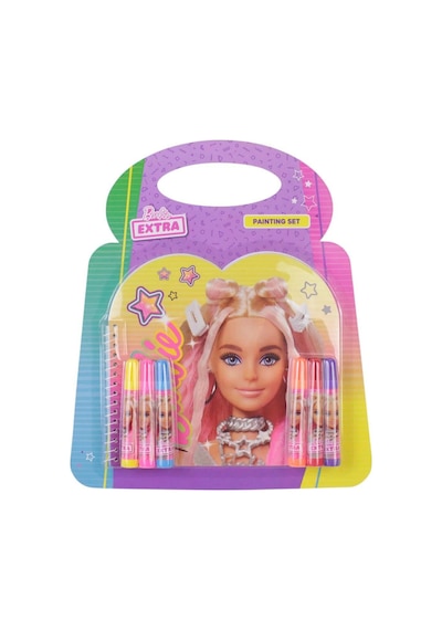 Barbie Extra Boyama Seti B-0200 001 Siyah