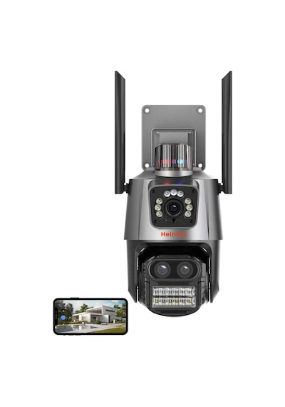 Heiman Hm-42 6mp 8x Zoom Wifi Onvif 2 Kameralı Dış Mekan Ptz Kame