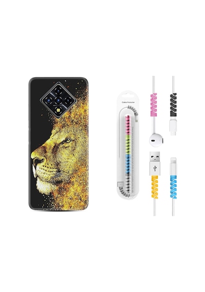 Infinix Zero 8 Kılıf Kablo Koruyuculu Leon 1323