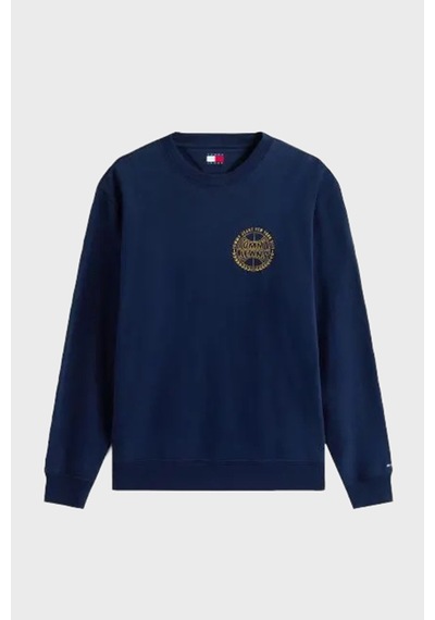 Tommy Jeans Erkek Sweat Dm0dm22081 C1g Lacivert Lacivert