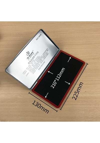 El Istampası Büyük Boy 225 130mm Siyah Mürekkep Pedi 9898 Karışık