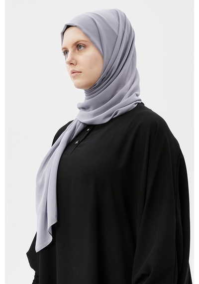 Altobeh Düz Şifon Şal Gri