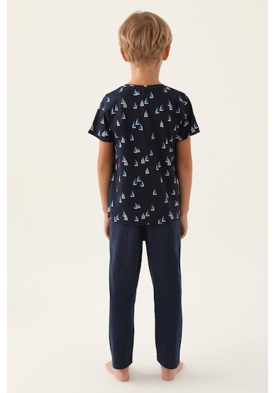 Arnetta Yacht Lacivert Erkek Çocuk Pijama Takımı 5274-42717 Lacivert