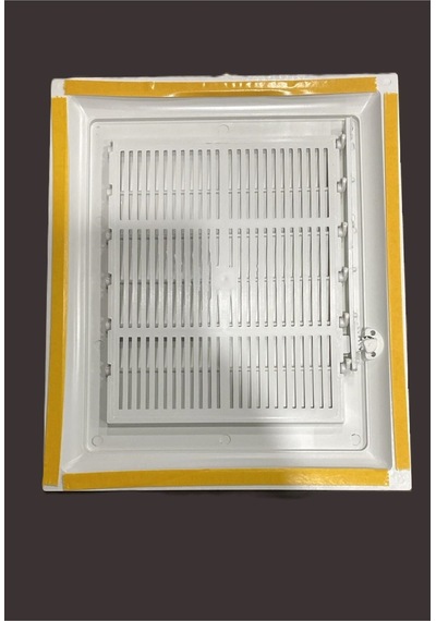 Menfez Plastik Banyo Wc Havalandırma Menfezi Yüzeysel Hareketli Panjur 35x35 Cm Ayarlı Plastik