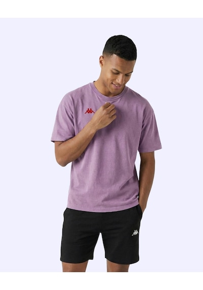 Kappa Jona Tshirt Erkek Mor Oversize Tişört