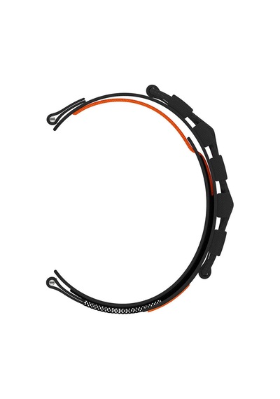 Zore Galaxy Uyumlu Watch Active 2 44mm Krd-112 20mm Orbital Örgülü Halat Tasarımlı Naylo