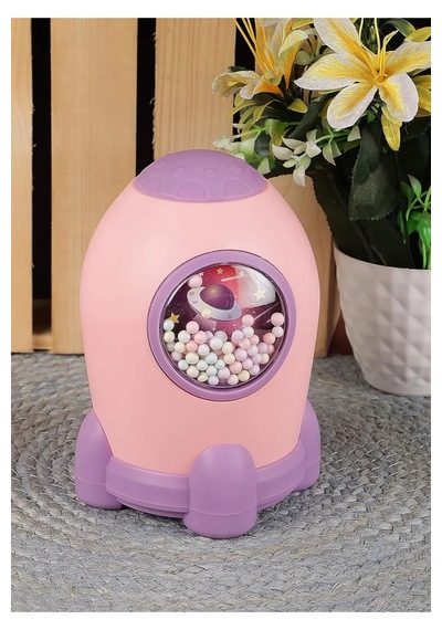 Büyük Boy Şifreli Işıklı Roket Kumbara 17x10cm