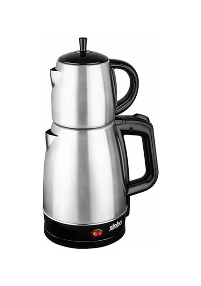 Sinbo Stm-5831 Elektrikli Çelik Çay Makinesi Çaycı 1.7lt + 0.7lt Çay Süzgeçli Bx40 Renkli