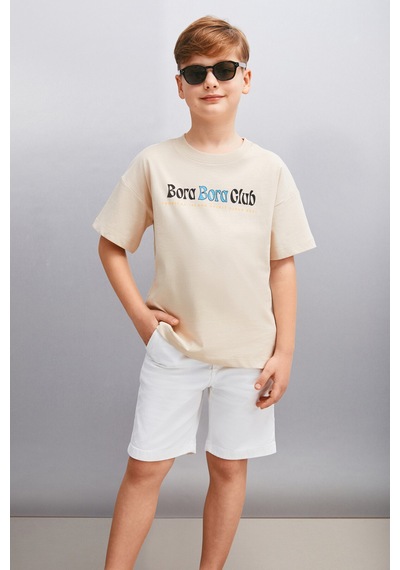 Grimelange ZANIS Erkek Bej T-Shirt