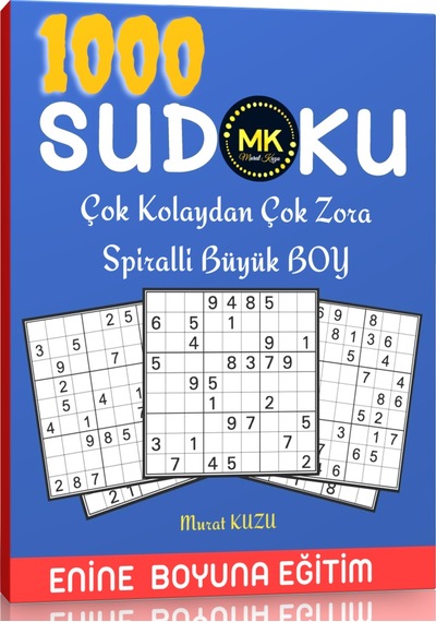 1000 Sudoku Büyük Boy 2 Büyük Cilt