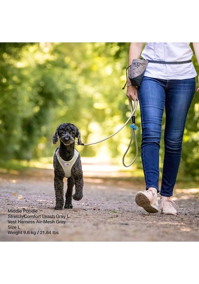 Curli Stretch Comfort Leash Light-tan M Genel