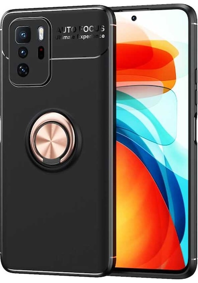 Poco X3 Gt Kılıf Tchs Ravel Silikon Kapak - Siyah-rose Gold Siyah-rose Gold