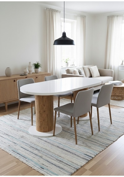 Oslo 180x90x74cm 36mm Kalın Kenarlı Oval Beyaz Sütunlu Yemek Masası Sandalye Yok Sadece Masadır Beyaz-atlantik Çam Oslo 180x90x74cm 36mm Kalın Kenarlı Oval Beyaz Sütunlu Yemek Masası Sandalye Yok Sadece Masadır Beyaz-atlantik Çam