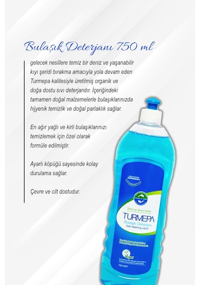 Bulaşık Deterjanı Turmepa 750 Ml 5 Al 4 Öde Ve Rosie Pamuk