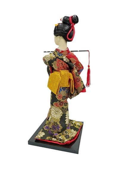 Japon Kimonolu Geyşa Bebek Kabuki Biblo 30 Cm No.19 Anime