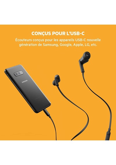 Rockstar Usb-c Girişli Silikonlu Kulak İçi Kulaklık, Tangle-free, Siyah