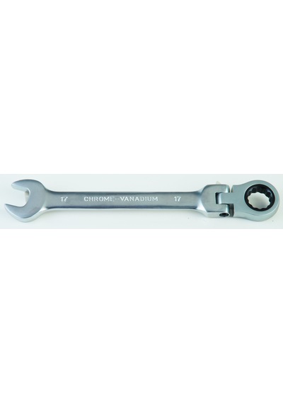 17Mm Mafsallı Cırcır Kombine Anahtar