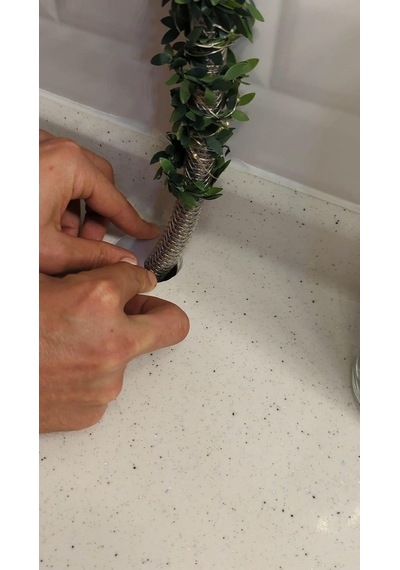 2 Adet Musluk Aynası,doğal Gaz Boru Aynası,yapışkanlı Musluk Aynası 2 Açık Siyah