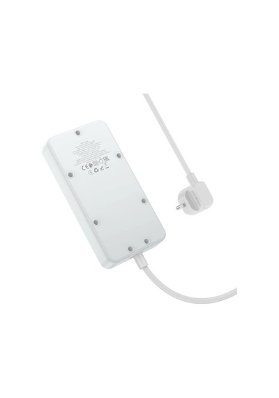 Hoco Ac8a 2500w 3 Priz + 3 Usb + 30w Type-c Multifonksiyonel Priz Çoğaltıcı Şarj Aleti- 5775