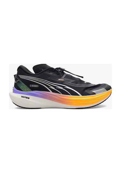Puma Deviate Nitro 3 Wtr+ Erkek Siyah Koşu Ayakkabısı Siyahsiyah Siyahsiyah