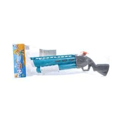 Su Tabancası Pompalı Büyük Boy 40 Cm Su Tüfeği 3+ Yaş Gri