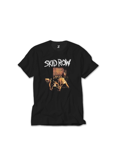 Skid Row Slave To The Grind Siyah Tişört Siyah