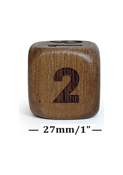 Helena Wood Art Ahşap Vido Zar 27x27mm