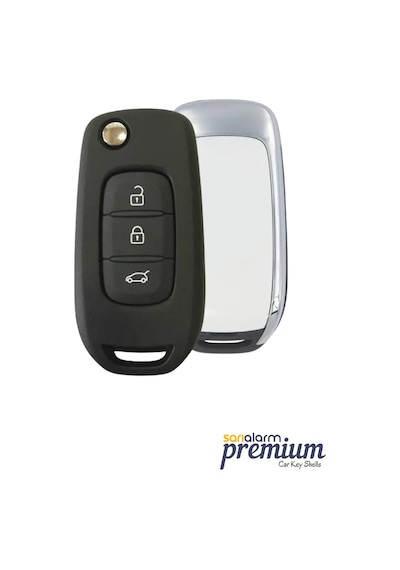 Premium Renault Dacia Kumanda Kabı Kasası 3 Buton
