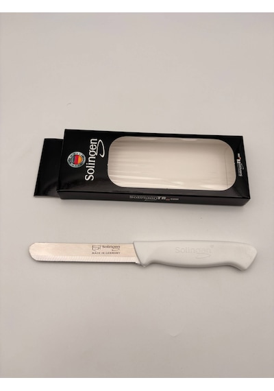 Micro Tırtıklı Doğrama Bıçağı 22cm Beyaz
